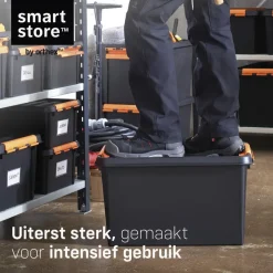 SmartStore Stevige Opbergbox 14L Set van 3 - 40x30x19cm Hot