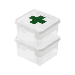 SmartStore Stevige Opbergbox 7L Set van 2 - 28x28x17cm Sale