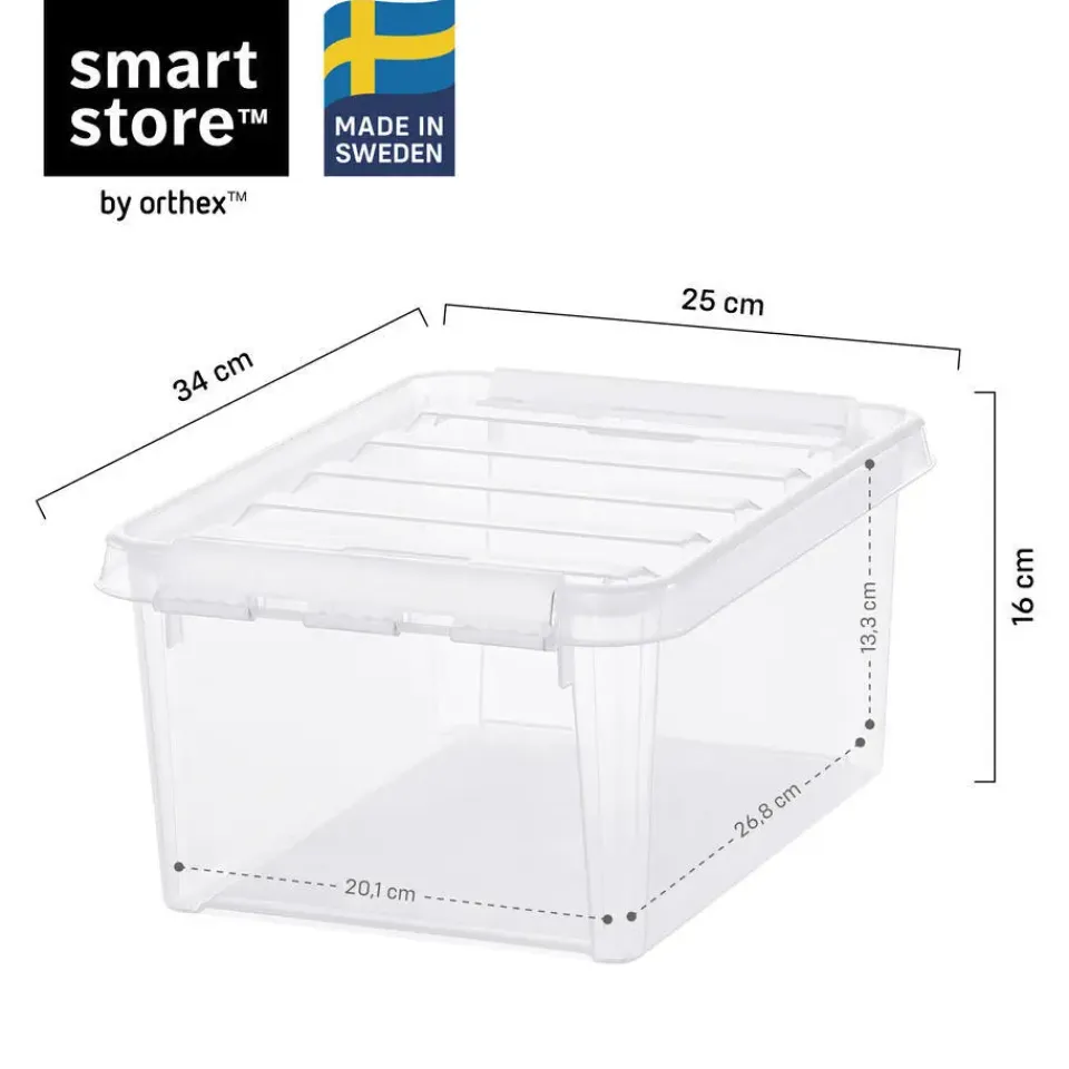 SmartStore Stevige Opbergbox 8L Set van 10 - 34x25x16cm Online