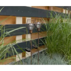 Luxform Solar Grondspies Tuinlamp - Pentagon - 2 stuks Sale