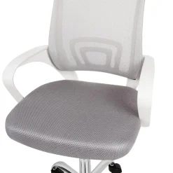 Beliani SOLID - Bureaustoel - Grijs - Polyester Best