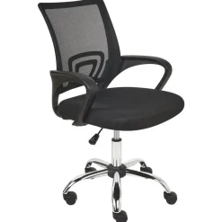 Beliani SOLID - Bureaustoel - Zwart - Polyester Best