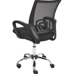 Beliani SOLID - Bureaustoel - Zwart - Polyester Best