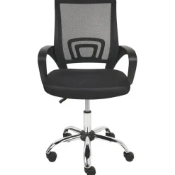 Beliani SOLID - Bureaustoel - Zwart - Polyester Best