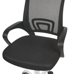 Beliani SOLID - Bureaustoel - Zwart - Polyester Best