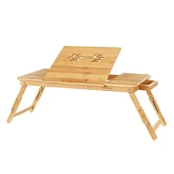 Songmics Bamboe Laptopbureau - Ergonomisch Online