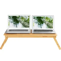 Songmics Bamboe Laptopbureau - Ergonomisch Online