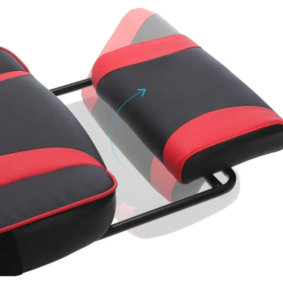 Songmics Ergonomische bureaustoel Zwart/Rood - 150 kg Online