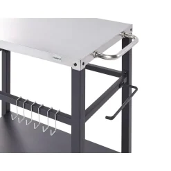 Beliani SPIAZZI - Keukentrolley - Zwart - Staal Outlet