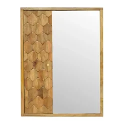 Artisan Furniture Spiegelkast met Houtsnijwerk New