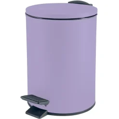 Spirella Pedaalemmer Cannes - lila paars - 3L - metaal - 17x25 cm Sale