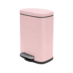 Spirella Pedaalemmer Venice - lichtroze - 5L - metaal - 21x30 cm