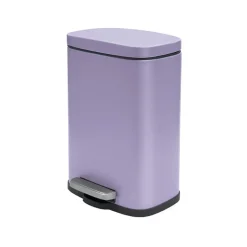 Spirella Pedaalemmer Venice - lila paars - 5L - metaal - 21x30 cm Hot