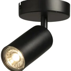 Leen Bakker 1-spot Basic - mat zwart - 10xØ10 cm