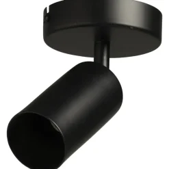 Leen Bakker 1-spot Basic - mat zwart - 10xØ10 cm