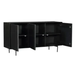 StarFurn - Dressoir Madison 165 cm - zwart Outlet