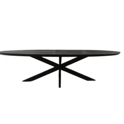 Starfurn - Eettafel Brandy - Zwart - 110x240x76 cm Online