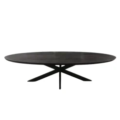 Starfurn - Eettafel Brandy - Zwart - 100x210x76 cm Hot