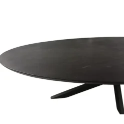 Starfurn - Eettafel Brandy - Zwart - 100x210x76 cm Hot