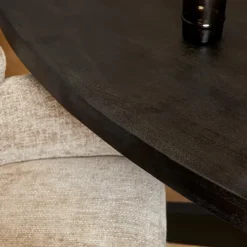 StarFurn - Eettafel Denver 160 cm ovaal - zwart Sale