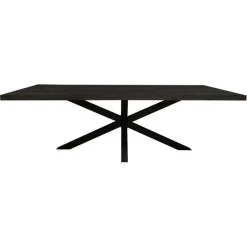 StarFurn - Eettafel Denver 160 cm rechthoek - zwart Hot
