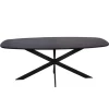 Starfurn - Eettafel Ferris - Zwart - 100x200x76 cm Outlet