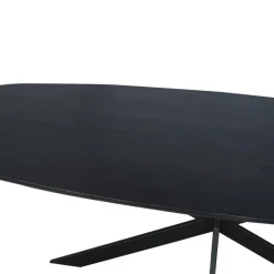 Starfurn - Eettafel Ferris - Zwart - 100x200x76 cm Outlet