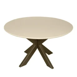 StarFurn - Eettafel Madison ø150 cm - zand/brons Best