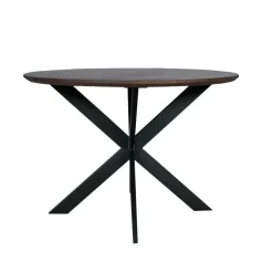 Starfurn - Eettafel Madison - Zwart - 150x150x76 cm New