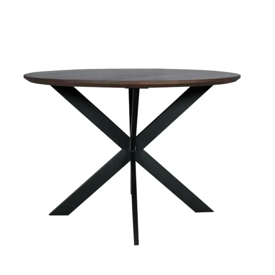 Starfurn - Eettafel Madison - Zwart - 150x150x76 cm New