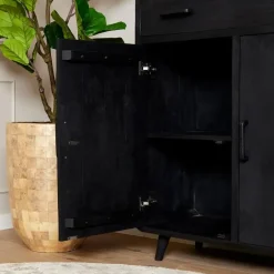 StarFurn - Kabinet kast Omaha - 100 cm - zwart Best