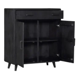 StarFurn - Kabinet kast Omaha - 100 cm - zwart Best