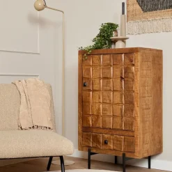 StarFurn - Kabinet kastje Brandy - 55 cm - naturel Outlet