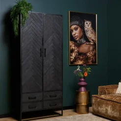 StarFurn - Kabinet New York - 90 cm - zwart Online