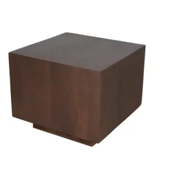 StarFurn - Livia vierkante salontafel - 56 cm - walnoot Clearance