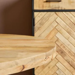 StarFurn - Ovale eettafel Denver - 160 cm - naturel