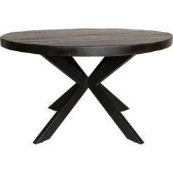 StarFurn - Ronde eettafel Denver - ø140 cm - zwart Clearance