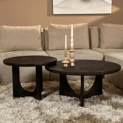 StarFurn - Salontafel Guus - zwart - 60 cm Online