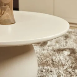 Starfurn - Salontafel Mosi - Wit - 70x70x38 cm Outlet