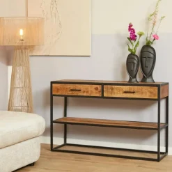StarFurn - Sidetable Denver - 120 cm - naturel Hot