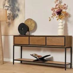 Starfurn - Sidetable RichWood - Bruin - 35x150x76 cm Clearance