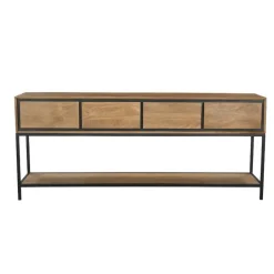 StarFurn - Sidetable RichWood 180 cm - naturel Hot