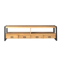 StarFurn - Tv meubel Boaz - 220 cm - naturel Clearance