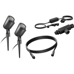 Leen Bakker Steinel Starterset LED-prikspot Spot Garden SC 24V Hot