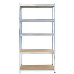 IVOL Stellingkast / Magazijnstelling - Zilver - 5 planken