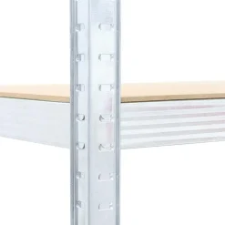 IVOL Stellingkast / Magazijnstelling - Zilver - 5 planken