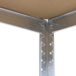 IVOL Stellingkast / Magazijnstelling - Zilver - 5 planken