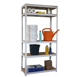 IVOL Stellingkast / Magazijnstelling - Wit - 5 planken Online