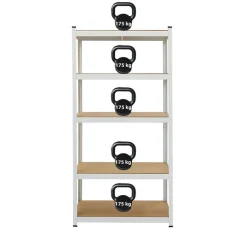 IVOL Stellingkast / Magazijnstelling - Wit - 5 planken Online