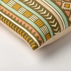 Textino STEVIE - buitenkussen 30x50 cm - Olive Branch - multicolor - groen Online